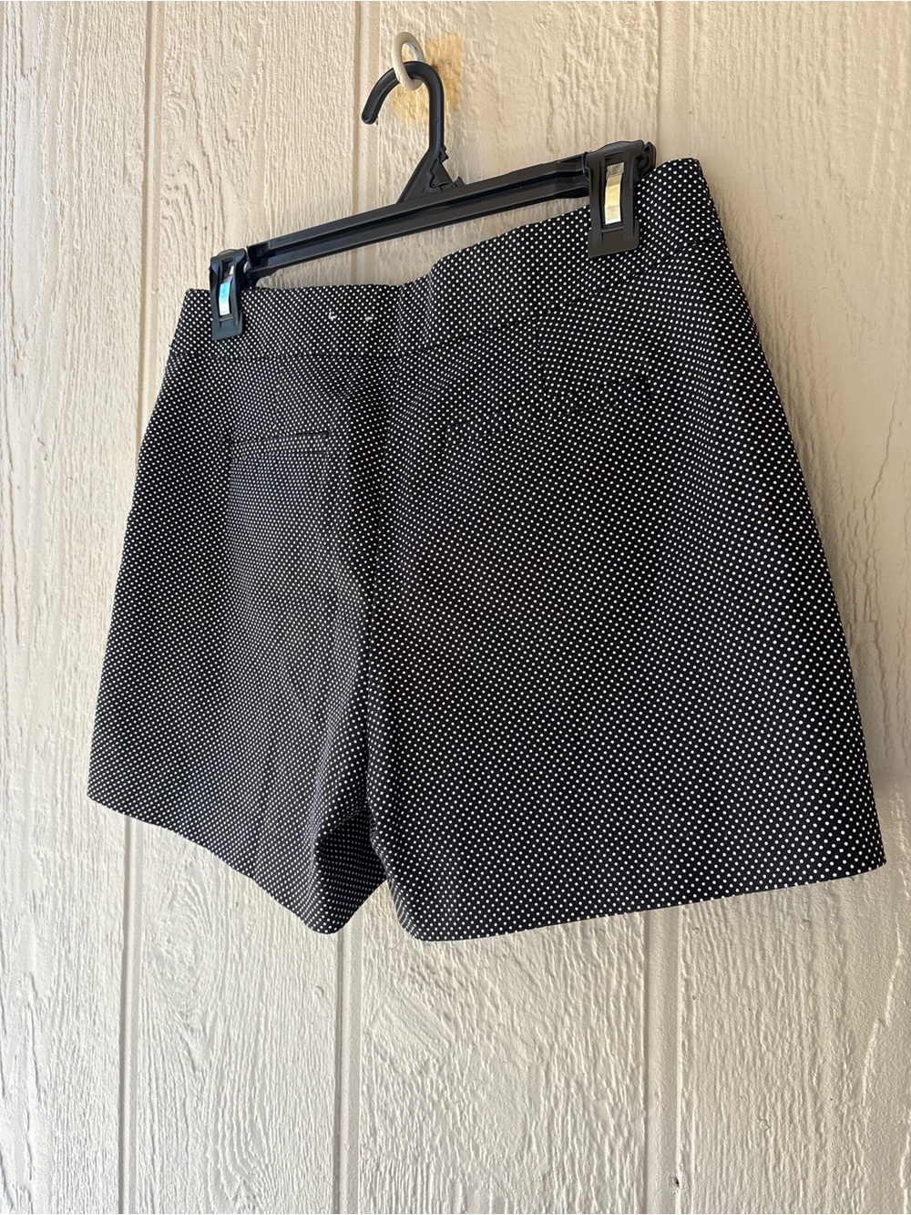 Maurices Black and White Polka Dot High Waist Shorts